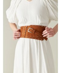 LILY BROWN/スタッズワイドベルト/508142538