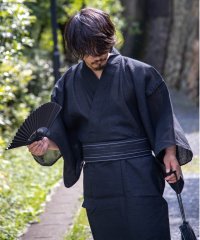 Nylaus select/ナイラス Nylaus シジラ織り 浴衣 5点セット 浴衣 帯 扇子 下駄 巾着袋/508142541