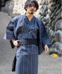 Nylaus select/ナイラス Nylaus シジラ織り 浴衣 5点セット 浴衣 帯 扇子 下駄 巾着袋/508142541