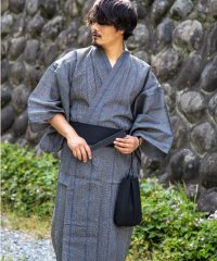Nylaus select/ナイラス Nylaus シジラ織り 浴衣 5点セット 浴衣 帯 扇子 下駄 巾着袋/508142541