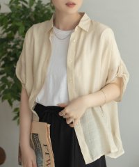 MAC HOUSE/マックハウス Mac－House nAvy 袖リボン前開きシャツ/508142544