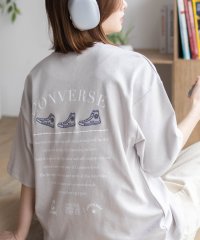 CONVERSE/コンバース CONVERSE ポンチ素材 裾ラウンドTシャツ/508142551