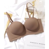 Lace Ladies/レースレディース Lace Ladies ソリッドカラー 1/2 脇高 ノンワイヤー ブラジャー/508142635