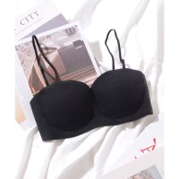 Lace Ladies/レースレディース Lace Ladies ソリッドカラー 2WAY ハーフカップ ノンワイヤー ブラ/508142642