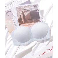 Lace Ladies/レースレディース Lace Ladies ソリッドカラー 2WAY ハーフカップ ノンワイヤー ブラ/508142642