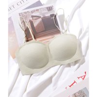 Lace Ladies/レースレディース Lace Ladies ソリッドカラー 2WAY ハーフカップ ノンワイヤー ブラ/508142642