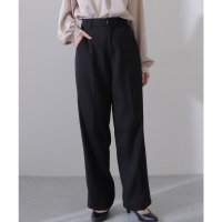 Lace Ladies/レースレディース Lace Ladies ソリッドカラー センタープリーツ ワイド パンツ/508142675