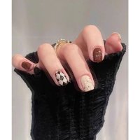 Lace Ladies/レースレディース Lace Ladies ダイヤ チェック チョコレート ネイルチップ セット【返品不可商品】/508142713