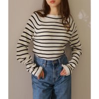 Lace Ladies/レースレディース Lace Ladies クルーネック 長袖 リブ ニット プルオーバー/508142735