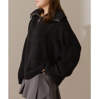 Lace Ladies/レースレディース Lace Ladies ミックスカラー ハーフジップ 長袖 ニット プルオーバー/508142737