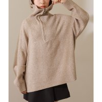 Lace Ladies/レースレディース Lace Ladies ミックスカラー ハーフジップ 長袖 ニット プルオーバー/508142737