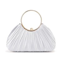 Lace Ladies/レースレディース Lace Ladies 2WAY サテン プリーツ パーティー ハンドバッグ/508142745