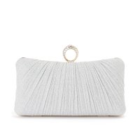 Lace Ladies/レースレディース Lace Ladies ラメ プリーツ クラッチ パーティー バッグ/508142746