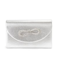 Lace Ladies/レースレディース Lace Ladies 2WAY リボン メタリック パーティー クラッチバッグ/508142754