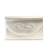 Lace Ladies/レースレディース Lace Ladies 2WAY リボン メタリック パーティー クラッチバッグ/508142754