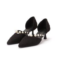 Lace Ladies/レースレディース Lace Ladies パールライン サイド オープン ピンヒール パンプス/508142810