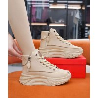 Lace Ladies/レースレディース Lace Ladies 厚底 ボリューム レースアップ ハイカット スニーカー/508142879