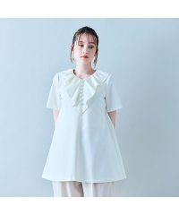 Audie a Muses/胸元ラッフルフリルブラウス/508143436