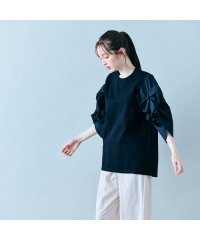 Audie a Muses/袖ギャザーフリルブラウス/508143444