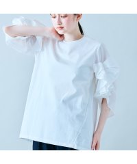 Audie a Muses/袖ギャザーフリルブラウス/508143444
