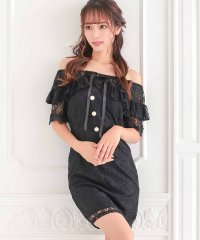 Tika/ティカ Tika キャバドレス ハートカットギャザーレース切替キャミソールタイトミニドレス (Mサイズ/Lサイズ)/508143471