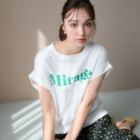 coca/コカ coca フレンチスリーブロゴプリントTシャツ/508143526