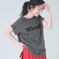 coca/コカ coca フレンチスリーブロゴプリントTシャツ/508143526