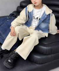 aimoha/アイモハ aimoha 【aimoha KIDS】デニムジャケットとスウェットのセットアップ/508143572