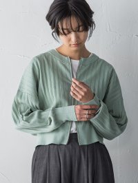 MAYSON GREY/メイソングレイ MAYSON GREY プリーツジップカーディガン/508143635