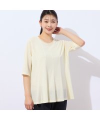 MISSEL/ 【洗える・日本製】鹿の子ニット フレアTシャツ/508143646