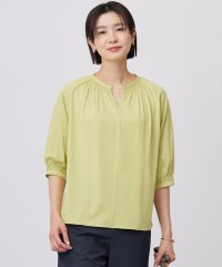 J.PRESS LADIES/【洗える】トリコットバイオ シャーリング カットソー/508143681