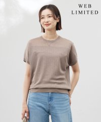 J.PRESS LADIES（LARGE SIZE）/【WEB限定カラーあり・洗える】Vis/Peスパーク ストライプ ニット/508143712
