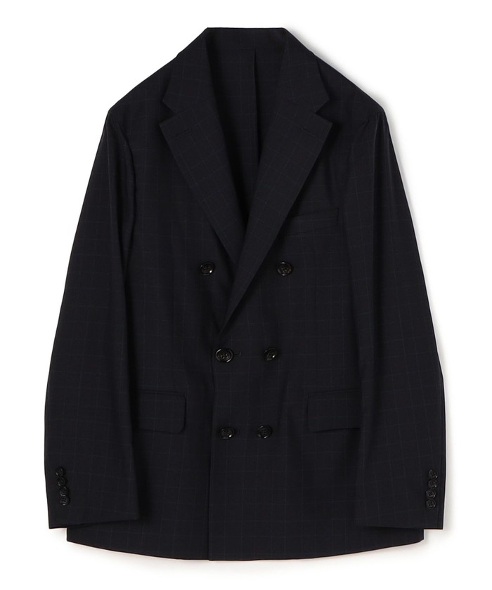 【70％OFF】 ウールシルク ダブルブレステッド 6Bジャケット(508143799 ジャケット・アウター
