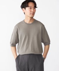 SHIPS MEN/SHIPS: リネン×TEXBRID クルーネック ニット Tシャツ/508144060