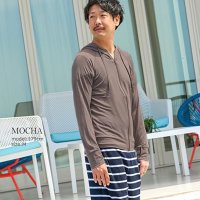 auni/アウニイ auni 接触冷感 Q－MAX メンズ ラッシュガード 軽量 速乾 UPF50+ UVカット 長袖 指穴付き M～3L 8213/508144098