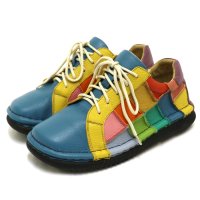 ESTACION/エスタシオン Estacion メンズ・Estacion～エスタシオン～・パッチワークデザイン本革レースアップシューズ【tme803】/508144133