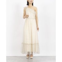 DENNY ROSE/デニーローズ DENNY ROSE ドットチュールワンショルダーロングワンピース/508144145
