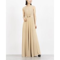 GAUDI/ガウディ GAUDI ラメジャージープリーツロングドレス/508144153