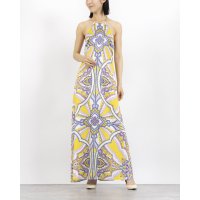 GAUDI/ガウディ GAUDI プッチ風プリントホルターネックロングドレス/508144159