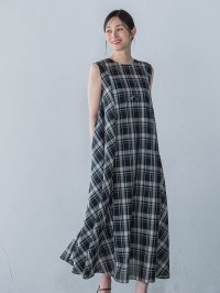 LAUTREAMONT/ロートレアモン LAUTREAMONT マドラスチェックワンピース≪洗濯機で洗える≫/508144253
