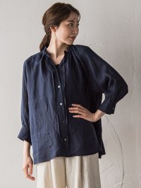 la.f…(Lsize)/ラ エフ エルサイズ la.f…(Lsize) 【大きいサイズ】【biyori】ラミーブラウス≪洗濯機で洗える≫/508144259