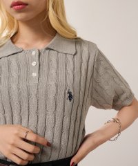 U.S. POLO ASSN./ユーエスポロアッスン U.S. POLO ASSN. 【U.S. POLO ASSN.】限定商品 ロイヤルケーブル ニットポロシャツ/508144266