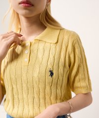 U.S. POLO ASSN./ユーエスポロアッスン U.S. POLO ASSN. 【U.S. POLO ASSN.】限定商品 ロイヤルケーブル ニットポロシャツ/508144266