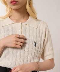 U.S. POLO ASSN./ユーエスポロアッスン U.S. POLO ASSN. 【U.S. POLO ASSN.】限定商品 ロイヤルケーブル ニットポロシャツ/508144266