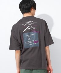 RAT EFFECT/ラット エフェクト RAT EFFECT マウンテンプリントTシャツ/508144293