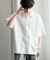Rocky Monroe/ロッキーモンロー Rocky Monroe カジュアルシャツ 半袖 ピーチ起毛 メンズ レディース 無地 レギュラーカラー 白シャツ オーバーサイズ リラックス/508144313