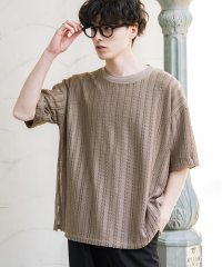 Rocky Monroe/ロッキーモンロー Rocky Monroe アンサンブル Tシャツ 半袖 メンズ レディース カットソー 透かし編み レース シアー 白T 無地 オーバーサイズ/508144314