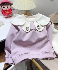 aimoha/アイモハ aimoha 【aimoha KIDS】キッズうさぎ刺繍襟スウェット/508144318