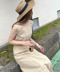 futier land/フューティアランド Futier Land リネンライクバックリボンワンピース/508144350