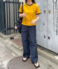 futier land/フューティアランド Futier Land ワンポイント刺繍リンガーTシャツ/508144351